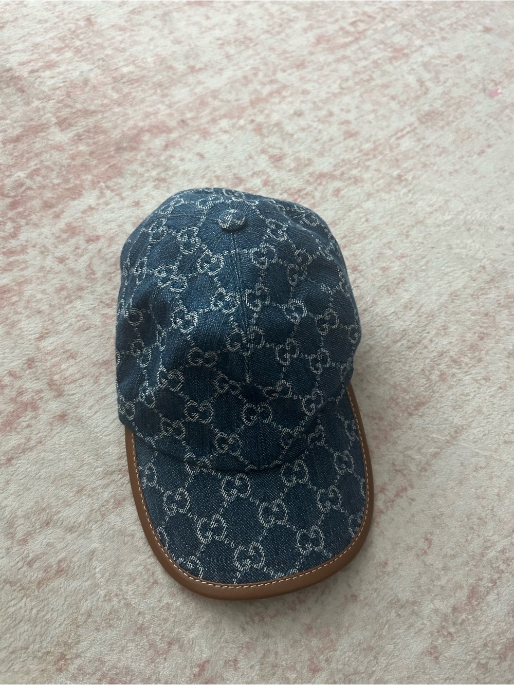 Denim authentic baseball cap